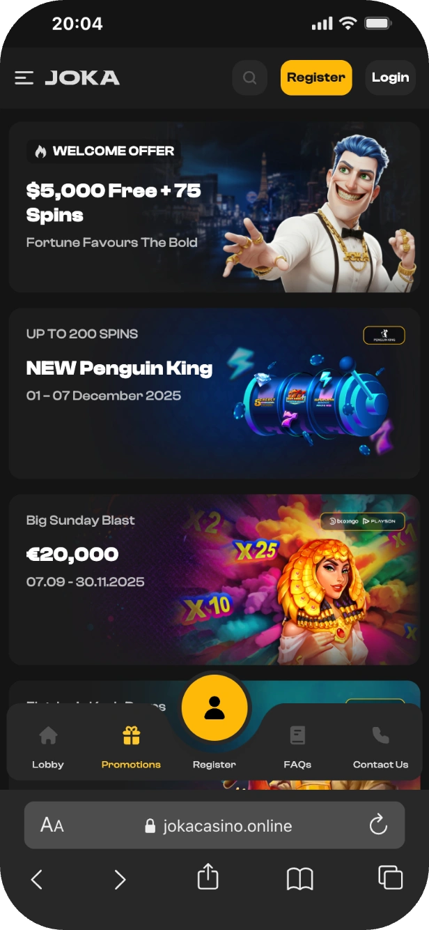 Joka Casino login - Joka Casino connexion et joka vip casino login sécurisé